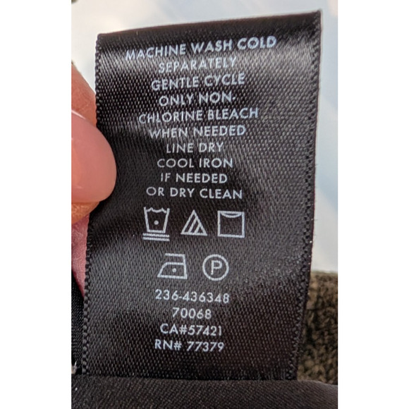 Ann Taylor Olive Tweed Drop Waist Chiffon Layered Preppy Peplum Skirt Size 2 - Picture 9 of 10